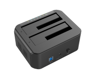 Unitek Stacja dokująca 2 x HDD USB 3.0 z klonowaniem - 434810 - zdjęcie 4